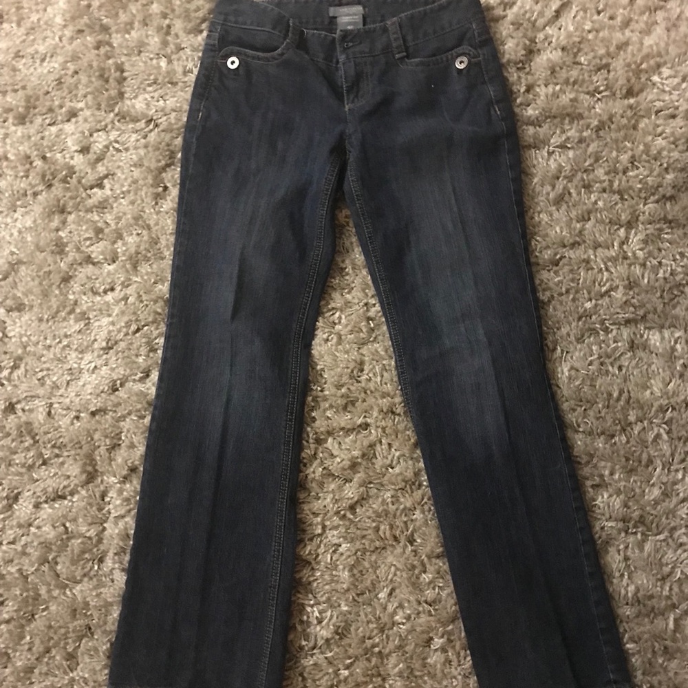 Ann Taylor curvy fit lower on waist 4P jeans
